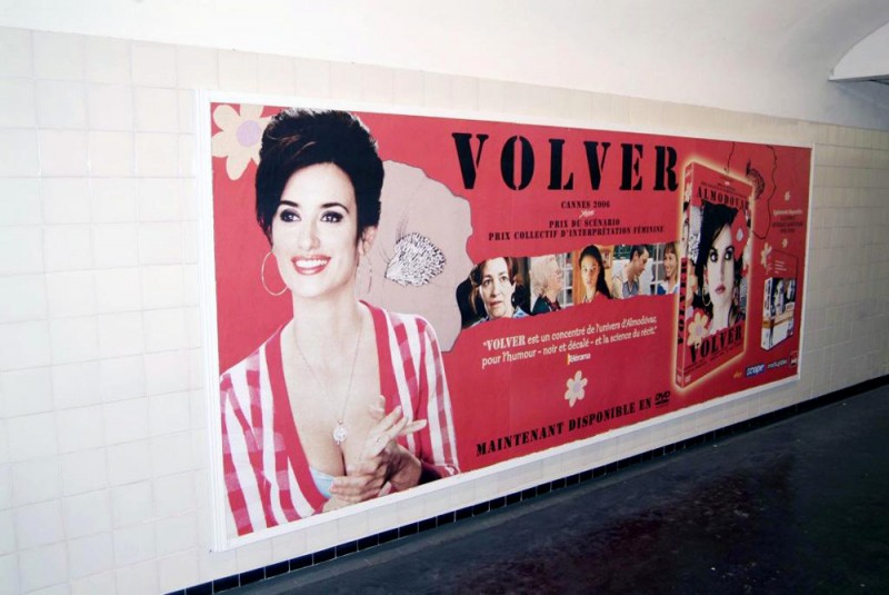 volver affiche metro