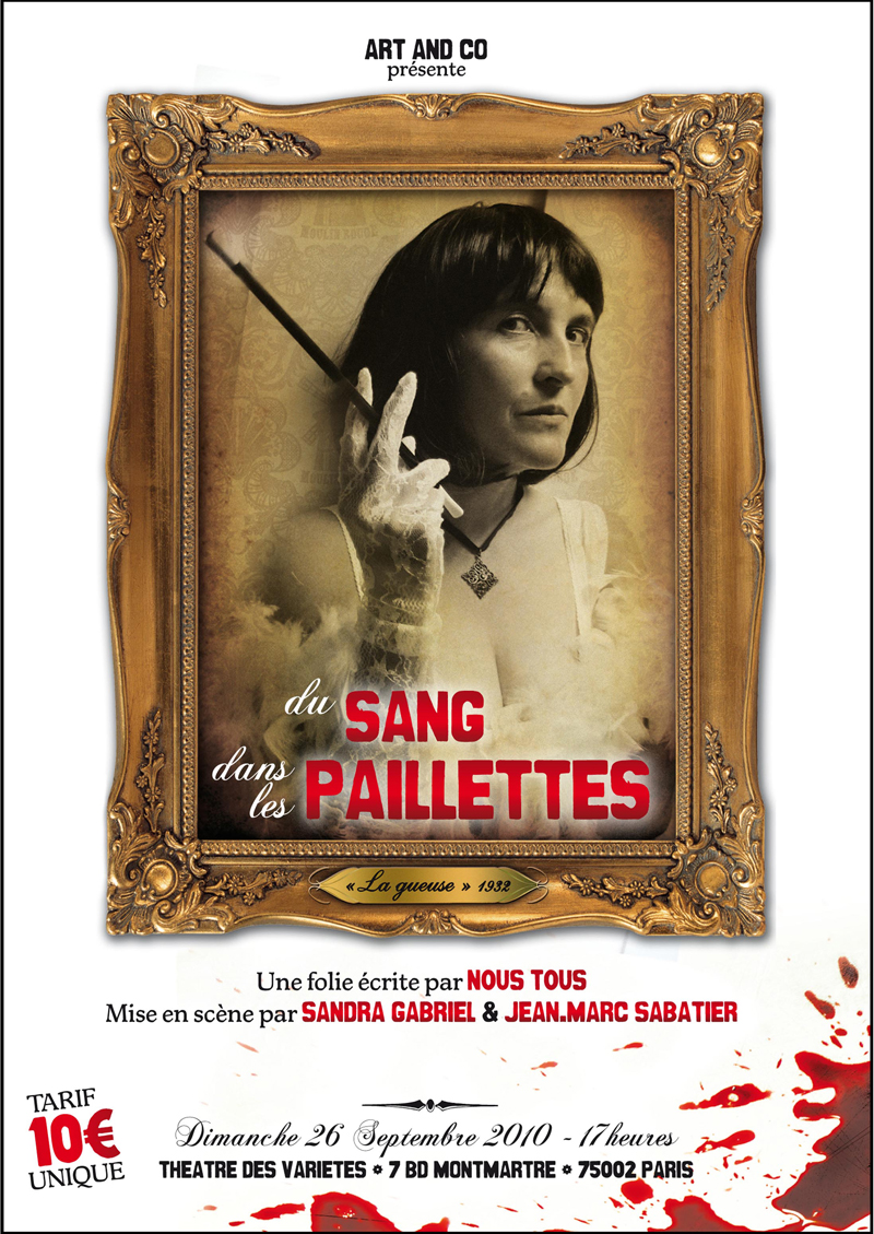 sang dans les paillettes